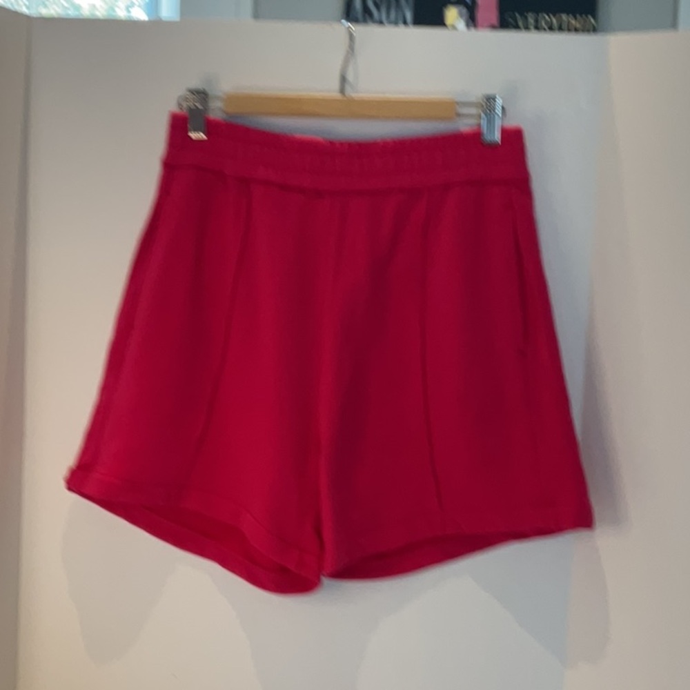 Rebecca Taylor Women's Hot Pink Shorts with pockets